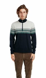 Dale of Norway Hovden Mens Merino Sweater Navy