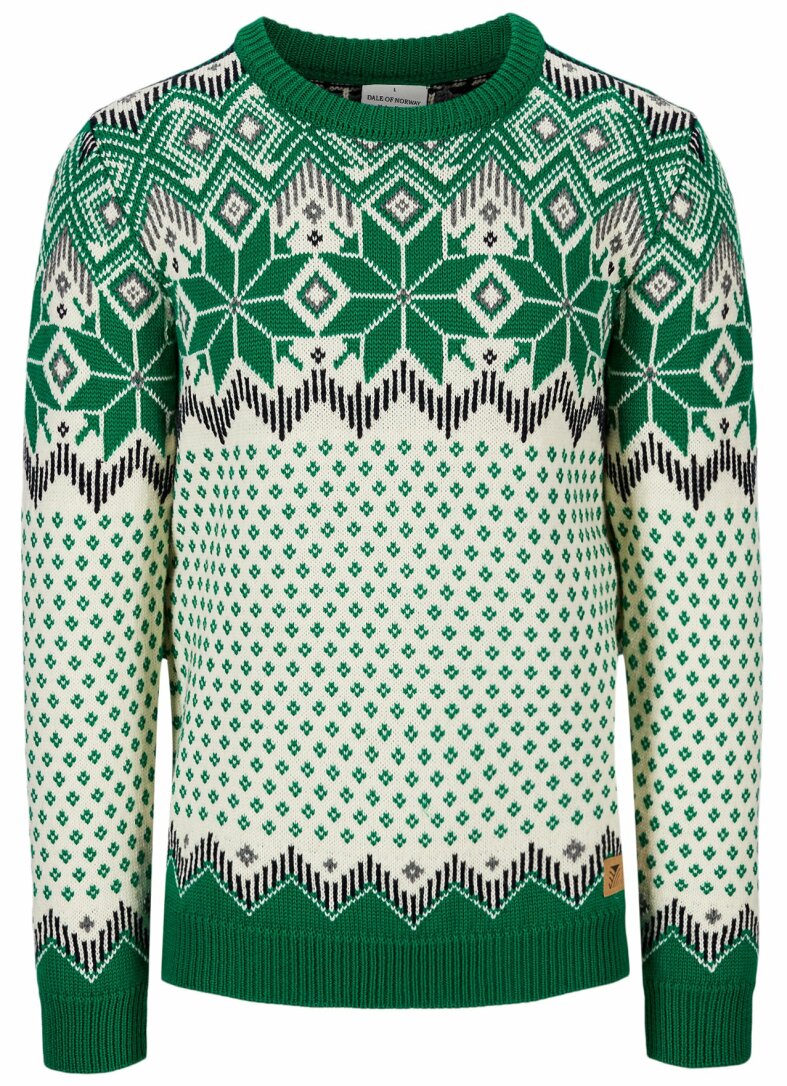 Dale of Norway Vegard Masculine Sweater - Green/White