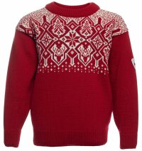 Dale of Norway Winterland Kinder Merino Wollpullover Rot