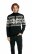 Dale of Norway Falkeberg MensMerino Sweater Black White