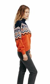 Dale of Norway Randaberg Womens Merino Sweater Orange