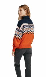 Dale of Norway Randaberg Womens Merino Sweater Orange