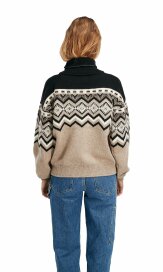 Dale of Norway Randaberg Womens Merino Sweater Brown