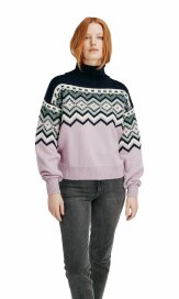 Dale of Norway Randaberg Womens Merino Sweater Purple