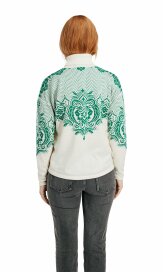 Dale of Norway Rosendal Feminine Sweater - Weiss/Grün
