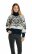 Dale of Norway Blomdalen Feminine Sweater - Navy/White