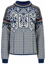 Dale of Norway 1994 Feminine Sweater - Blau/Weiss