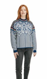 Dale of Norway 1994 Feminine Sweater - Blau/Weiss