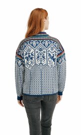 Dale of Norway 1994 Feminine Sweater - Blau/Weiss