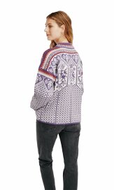 Dale of Norway 1994 Womens Wool Sweater Violett White