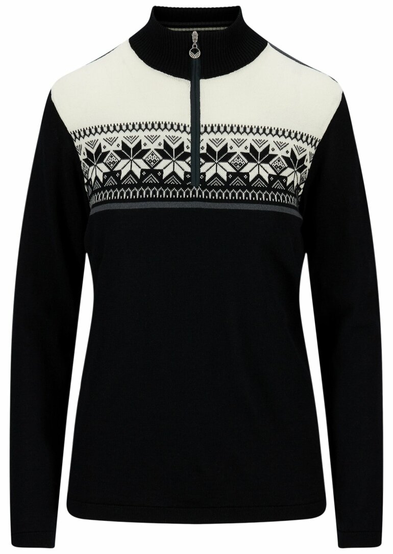Dale of Norway Liberg Feminine Sweater - Black/White
