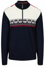 Dale of Norway Liberg Herren Merino Wollpullover Navy