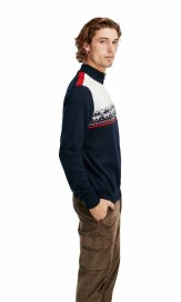 Dale of Norway Liberg Mens Merino Wool Sweater Navy