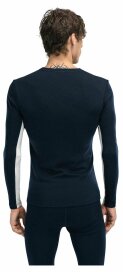 Dale of Norway Vail Mens Merino Baselayer Half Zip Navy White