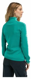 Dale of Norway Geilo Womens Merino Zip Pullover Turquoise