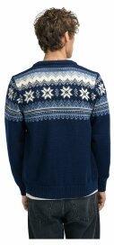 Dale of Norway Veafjord Mens Cardigan Navy