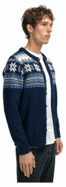 Dale of Norway Veafjord Mens Cardigan Navy