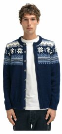 Dale of Norway Veafjord Masculine Cardigan Navy