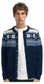 Dale of Norway Veafjord Masculine Cardigan Navy