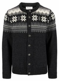 Dale of Norway Veafjord Mens Cardigan Grey