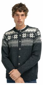 Dale of Norway Veafjord Mens Cardigan Grey