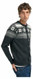 Dale of Norway Veafjord Mens Cardigan Grey