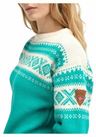 Dale of Norway Cortina 1956 Wool Sweater Turquoise