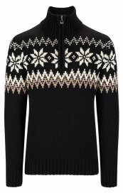 Dale of Norway Myking Mens Sweater Black Beige