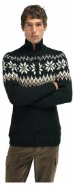 Dale of Norway Myking Mens Sweater Black Beige