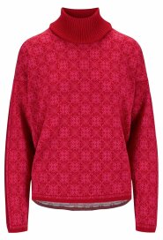 Dale of Norway Firda Womens Sweater Red Rose
