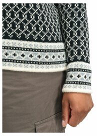 Dale of Norway Leknes Feminine Sweater Black White