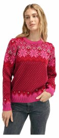 Dale of Norway Vilja womens woollen sweater pink red