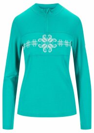 Dale of Norway Falkeberg Womens Baselayer Half Zip Turquoise