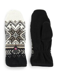 Dale of Norway Vail Polar Mittens Black Beige