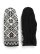 Dale of Norway Bjorøy Polar Mittens Black White