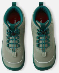 Reima waterproof childrens barefoot shoes Loikkii greyish green