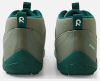 Reima waterproof childrens barefoot shoes Loikkii greyish green