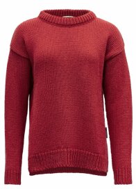 Devold Nansen Womenss Wool Sweater Hindberry