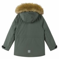 Kids waterproof down jacket Serkkula Green