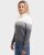 Natrual Style Ice Rose Womens Merino Wool Jumper Navy White