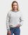 Natural Style Iceland Womens Braided High Neck Wool Jumper White