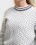 Natural Style Iceland Womens Braided High Neck Wool Jumper White